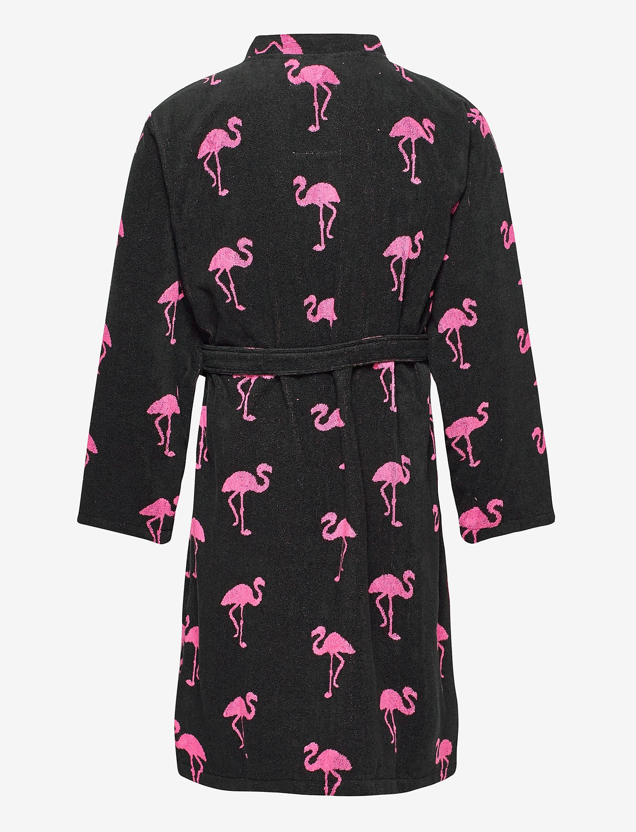 OAS - The Flamingo Robe - baderomstekstiler - black - 1