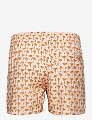 OAS - Beige Palm Swim Shorts - swim shorts - beige - 1