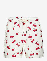 Cherry Swim Shorts - RED