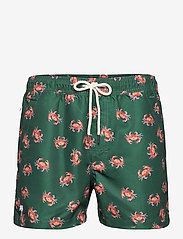 Oh Crab Swim Shorts - GREEN