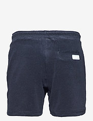OAS - Navy Terry Shorts - sweat shorts - blue - 1