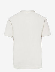 OAS - Solid White Terry Shirt - short-sleeved polos - white - 1
