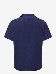 OAS - Navy Cuba Terry Shirt - basic shirts - blue - 1