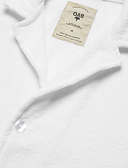 OAS - White Cuba Terry Shirt - basic shirts - white - 3