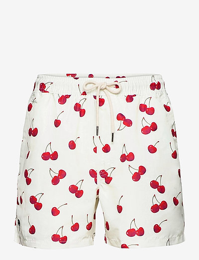 Cherry Swim Shorts - uimashortsit - red