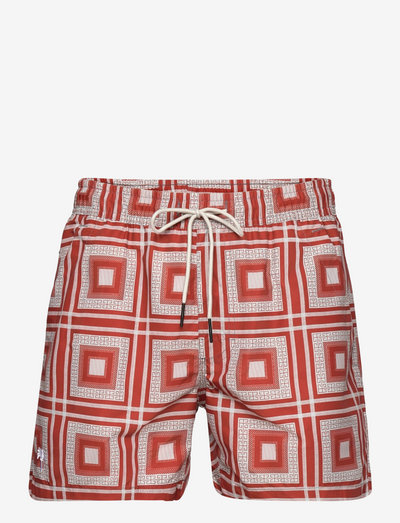 Rubin Yard Swim Shorts - swim shorts - red