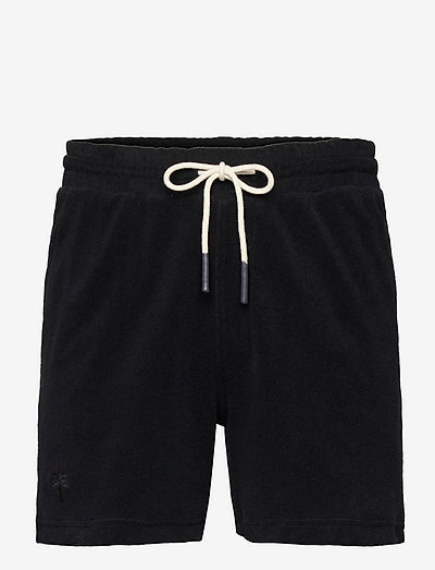 Black Terry Shorts - sweat shorts - black