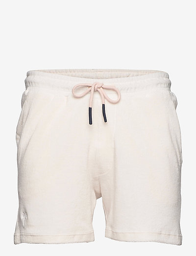 White Terry Shorts - sweat shorts - white