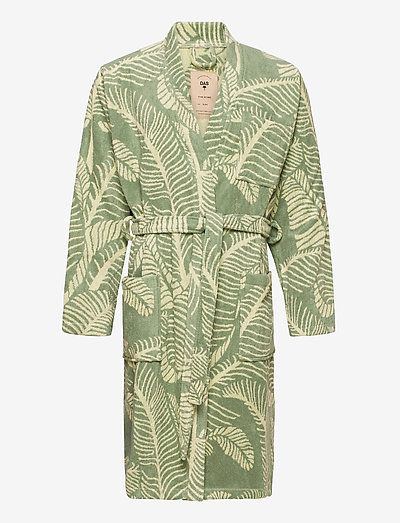 The Banana Leaf Robe - bathroom textiles - green