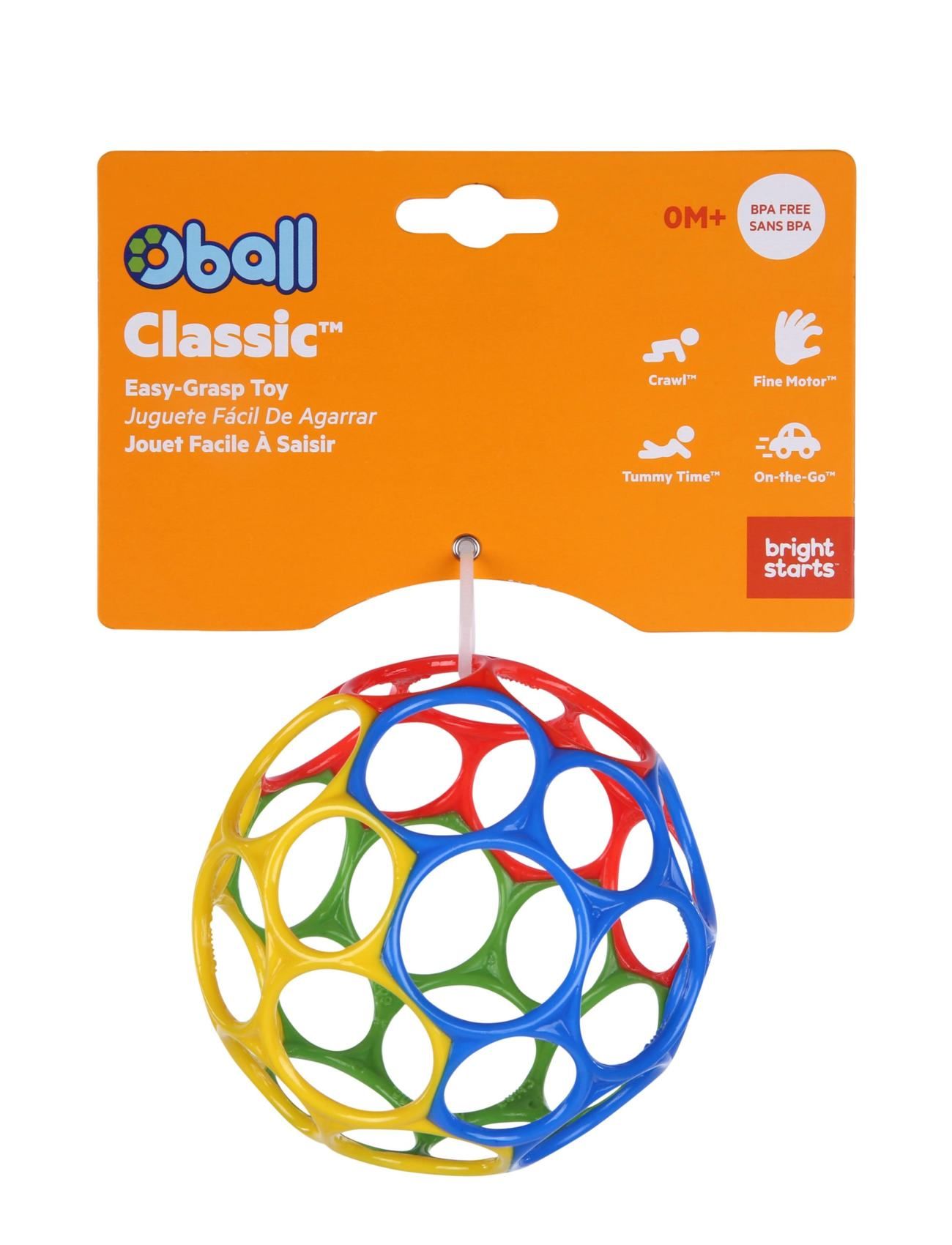 Oball Classic Bold - Rød, Blå, Grøn Og Gul Toys Baby Toys Educational Toys Activity Toys Multi/patterned Oball