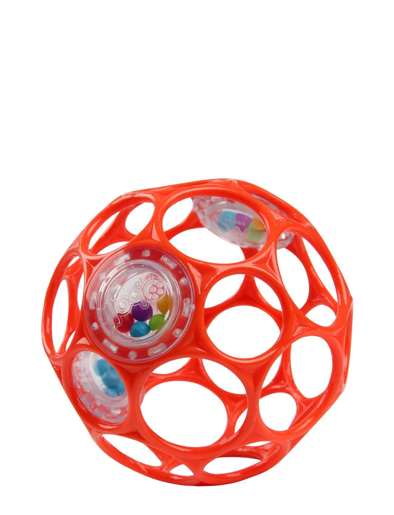 Oball Rattle - Rød Toys Baby Toys Educational Toys Activity Toys Red Oball