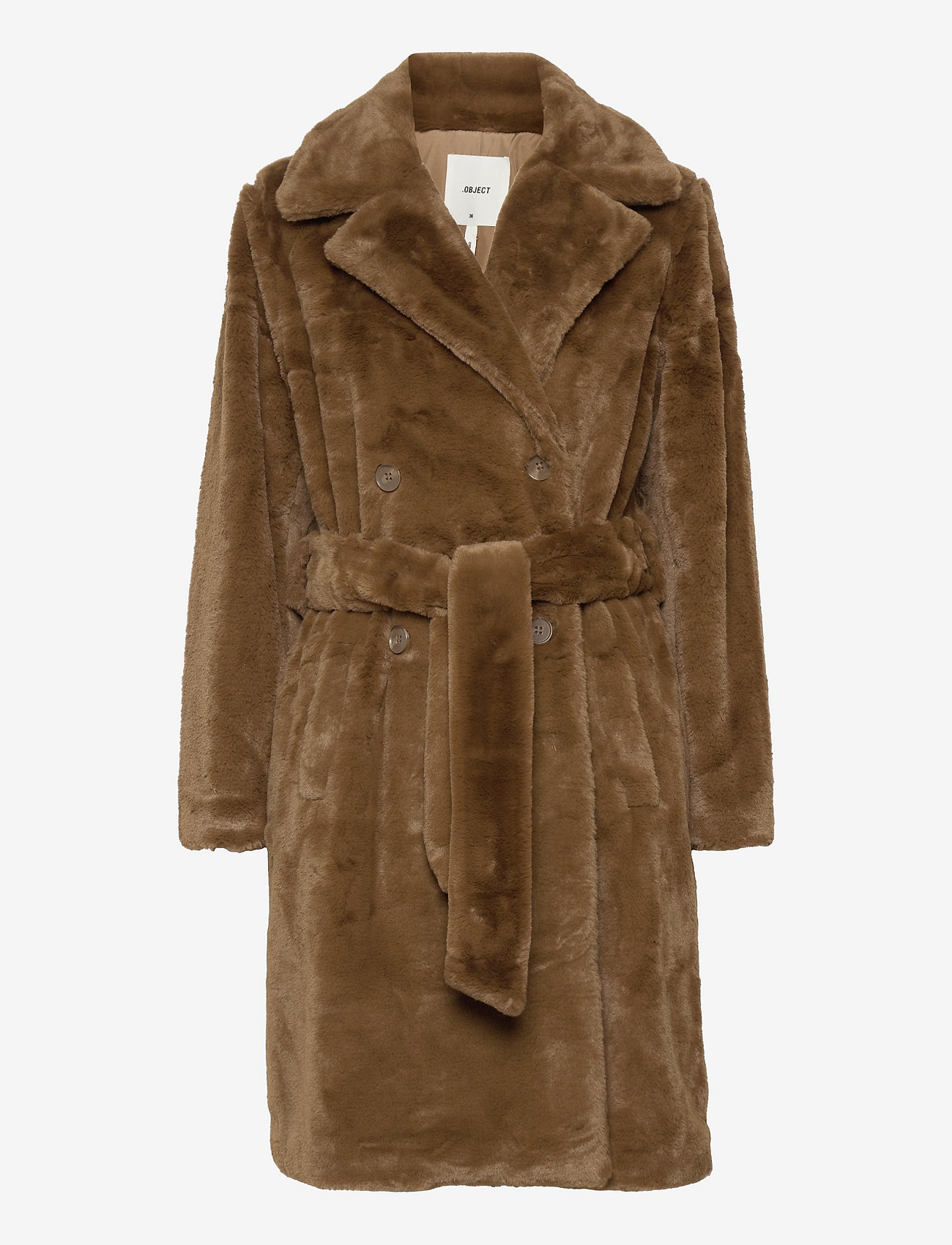 long faux fur jacket