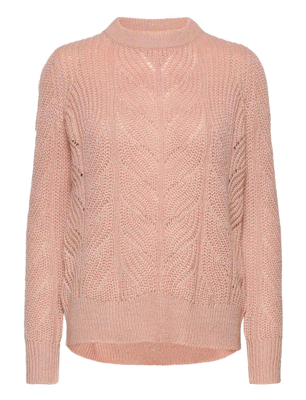 Objnova Stella L/S Knit Pullover Neulepaita Vaaleanpunainen Object