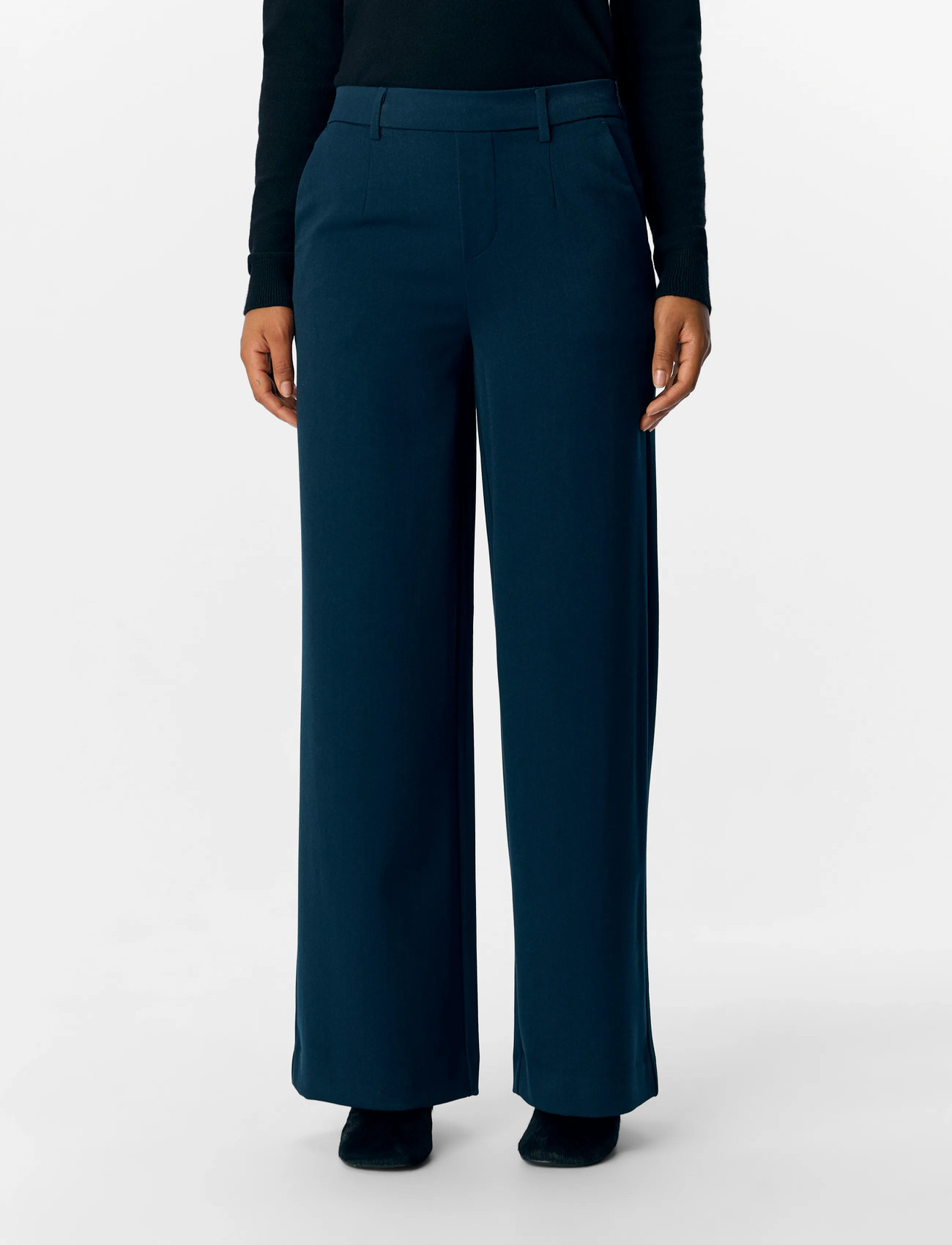 Object Objlisa Wide Pant Noos, 34, Navy, Bukser > Brede Ben, Dame