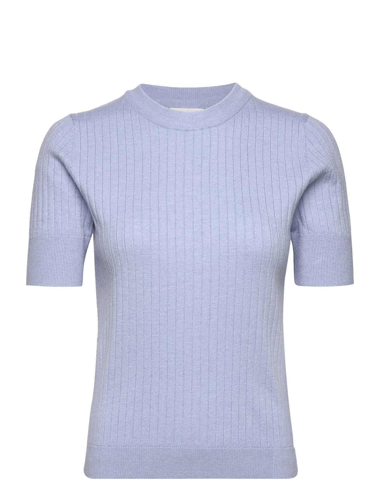 Objnoelle S/S Knit T-Shirt Noos Blue Object