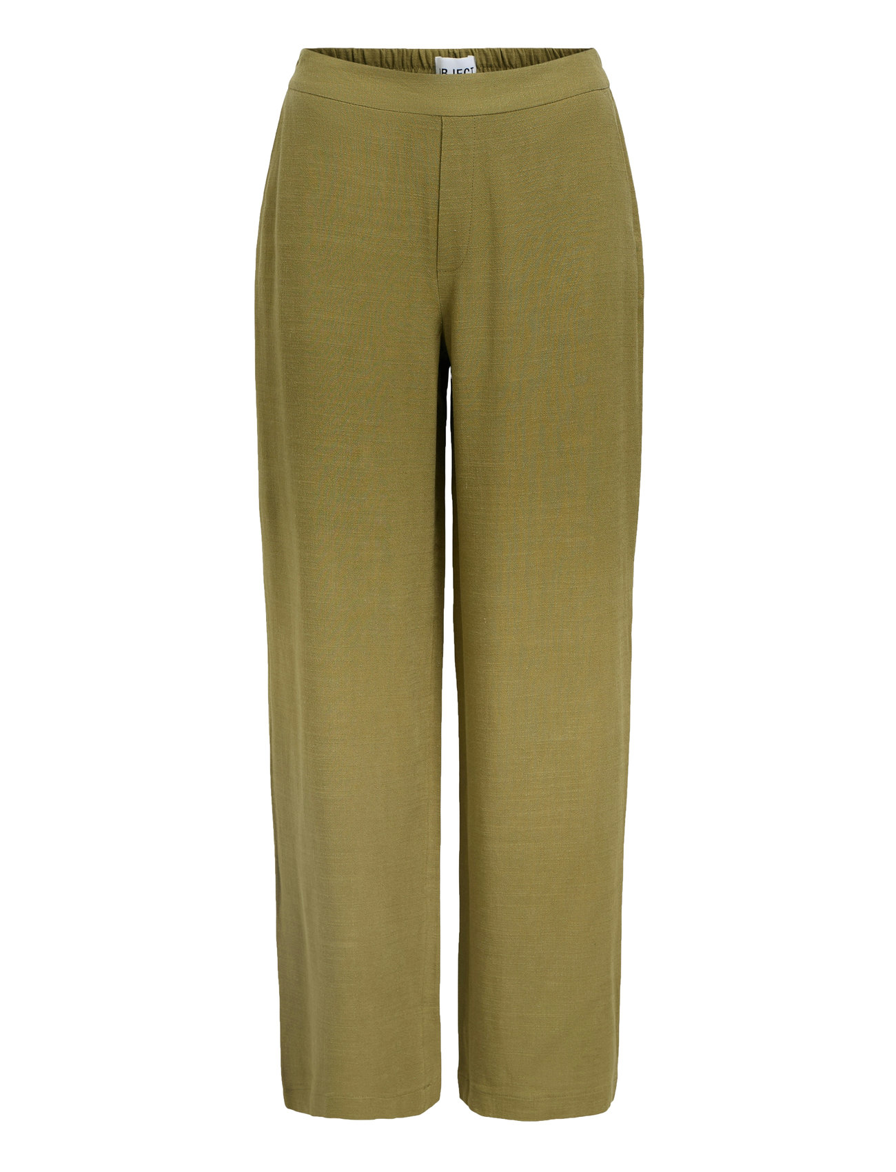 OBJECT Objsanne Aline Wide Hose Noos Khaki - 38 - Damen