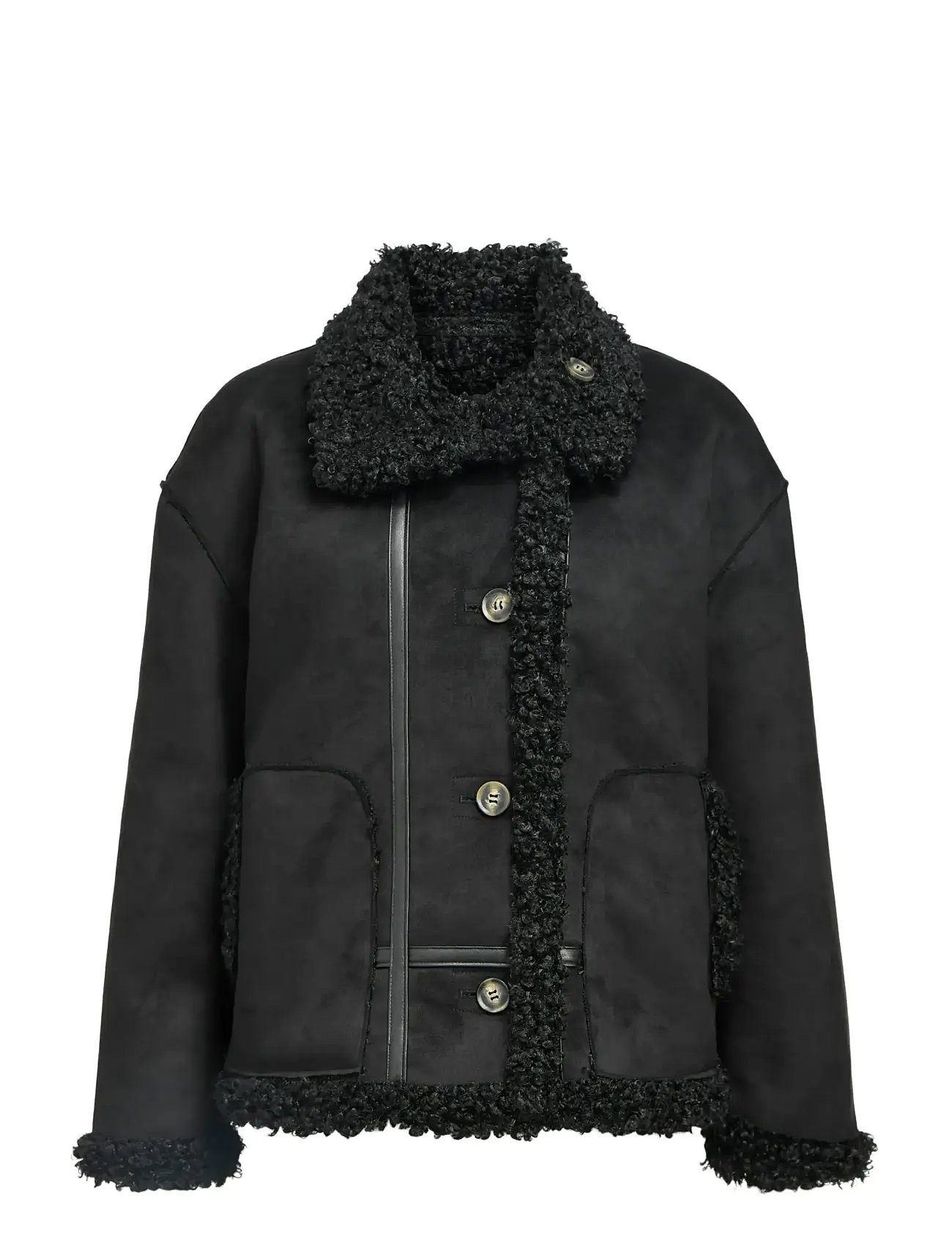 OBJECT Objoaklyn Re Jacke Noos Schwarz - 36 - Damen