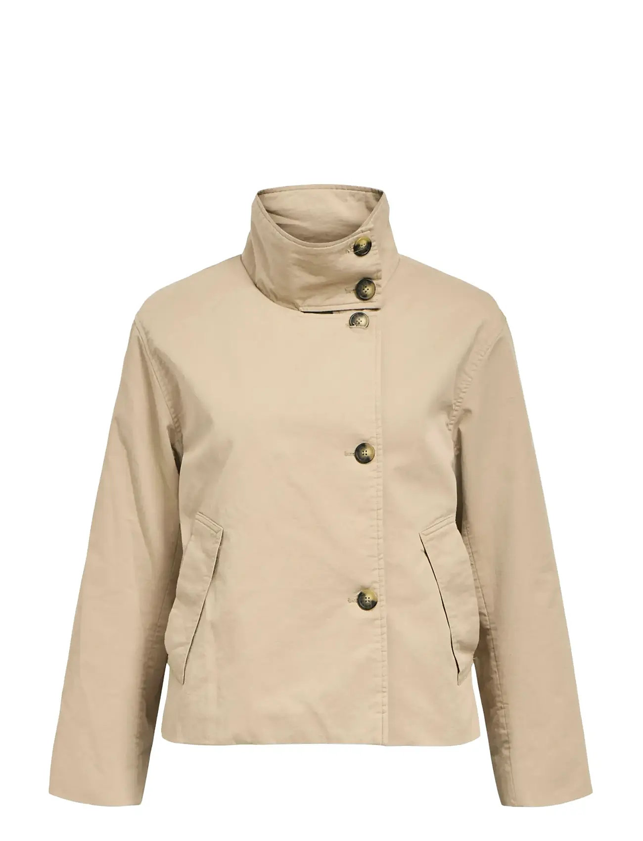OBJECT Objgro Re Kurz Jacke Noos Beige - 42 - Damen