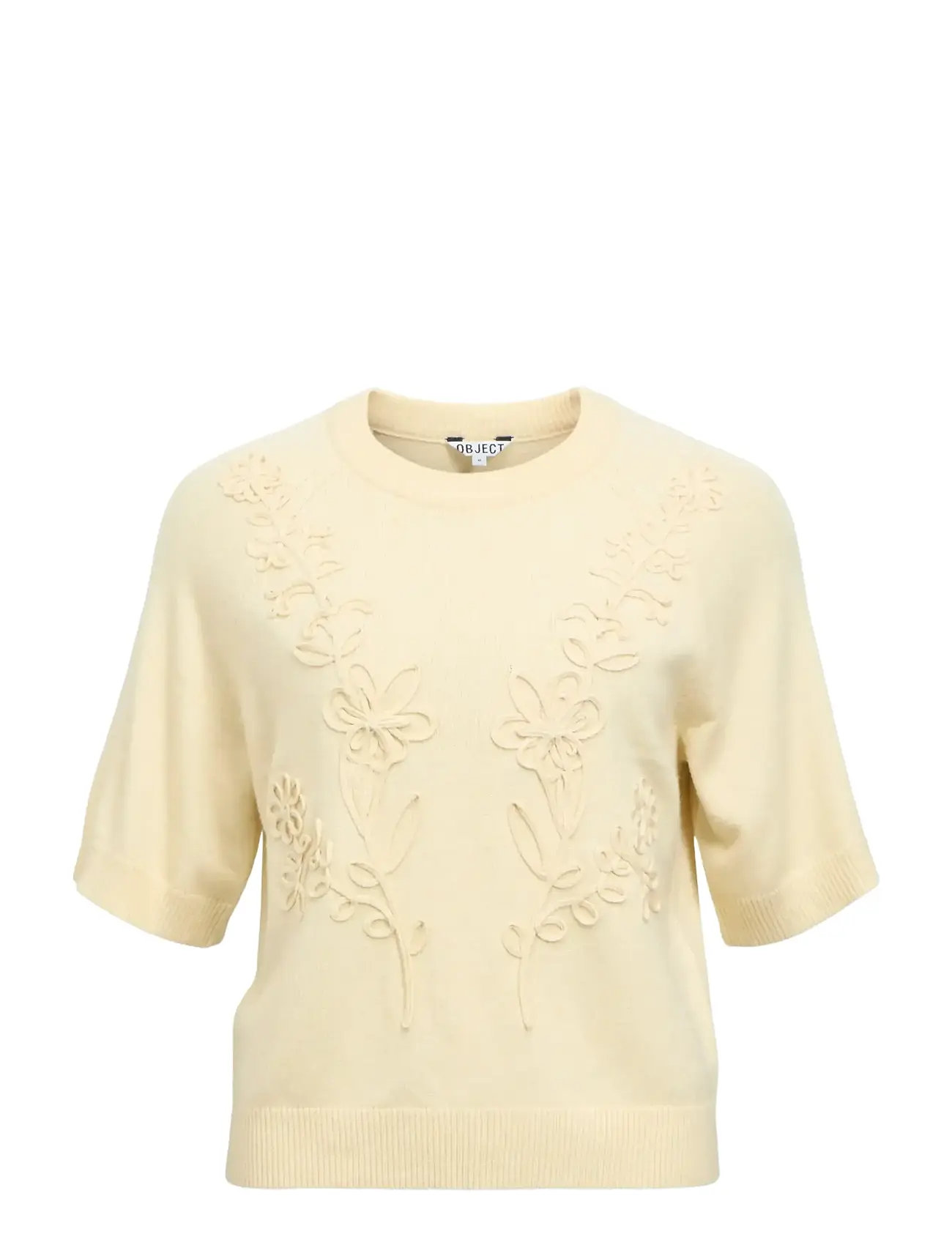 OBJECT Objlaney Rubin Ss Pullover Noos Cream - XS - Damen
