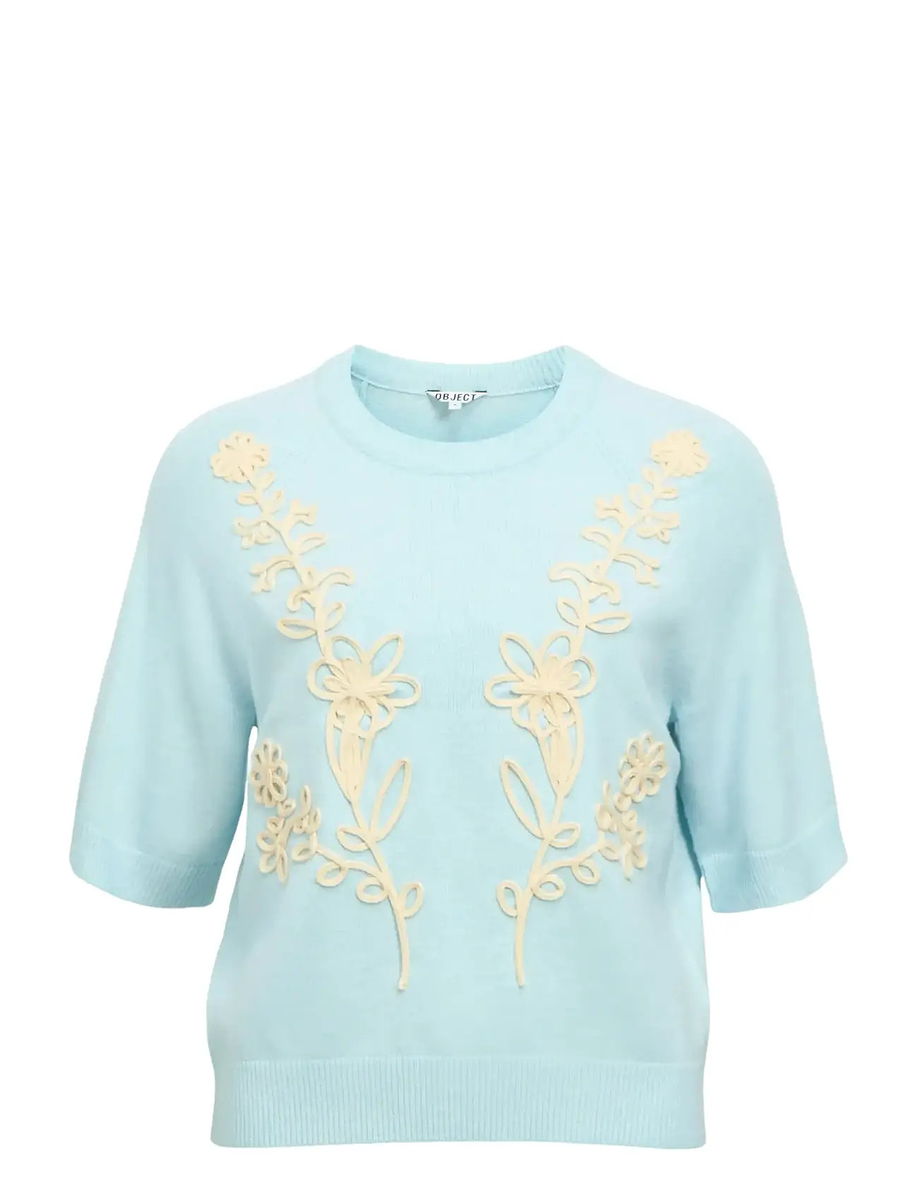 OBJECT Objlaney Rubin Ss Pullover Noos Blau - S - Damen