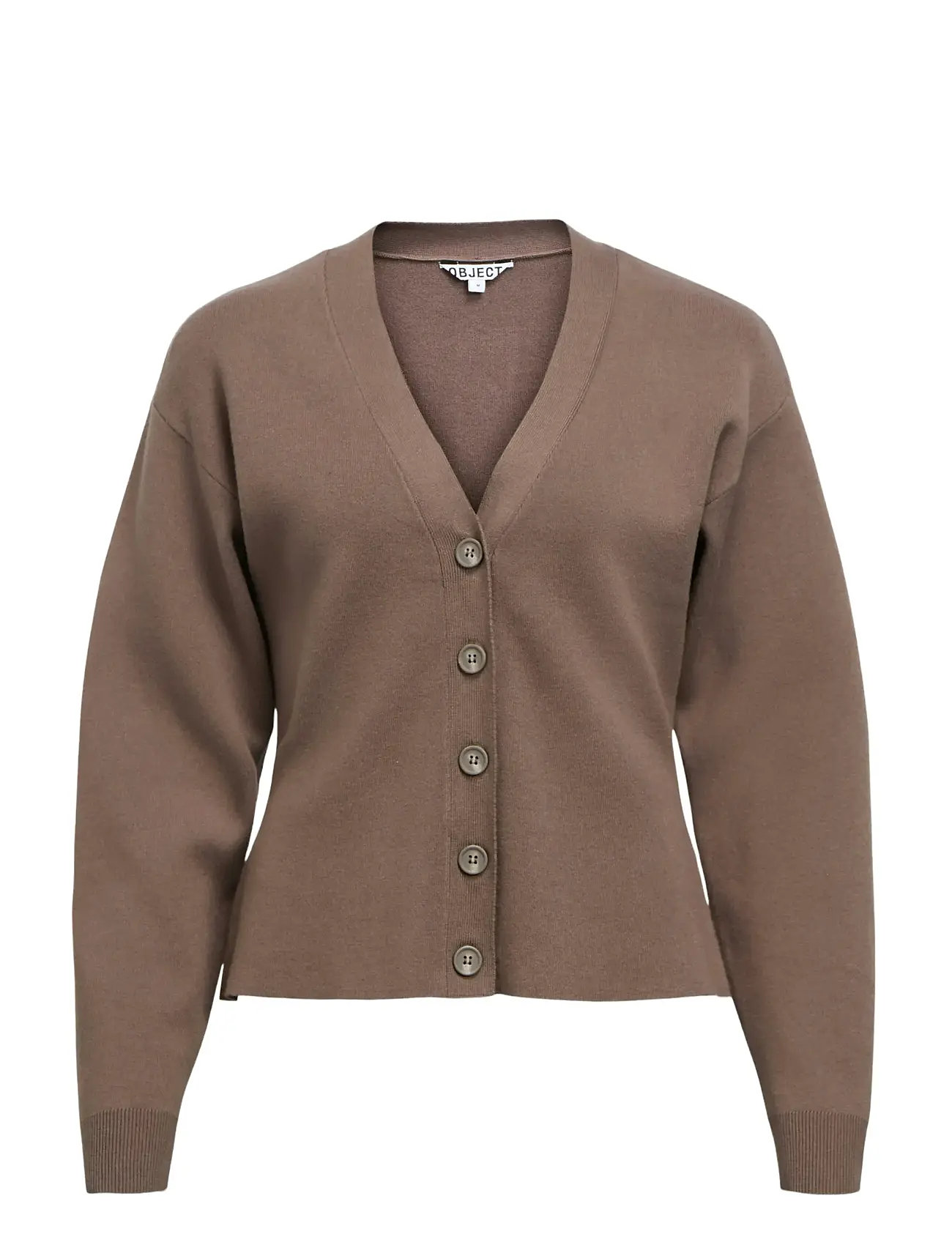 OBJECT Objreynard Ls Sli Cardigan Noos Braun - XS - Damen