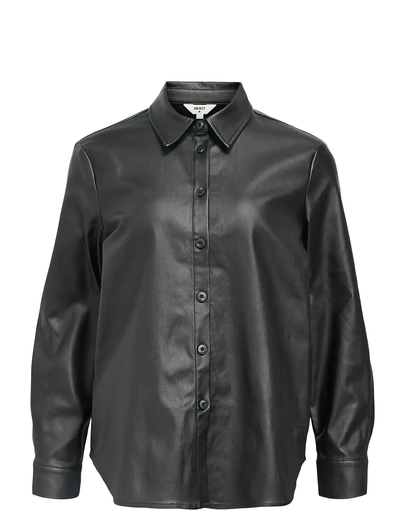 OBJECT Objmelba Re Ls Shirt Noos Schwarz - 38 - Damen