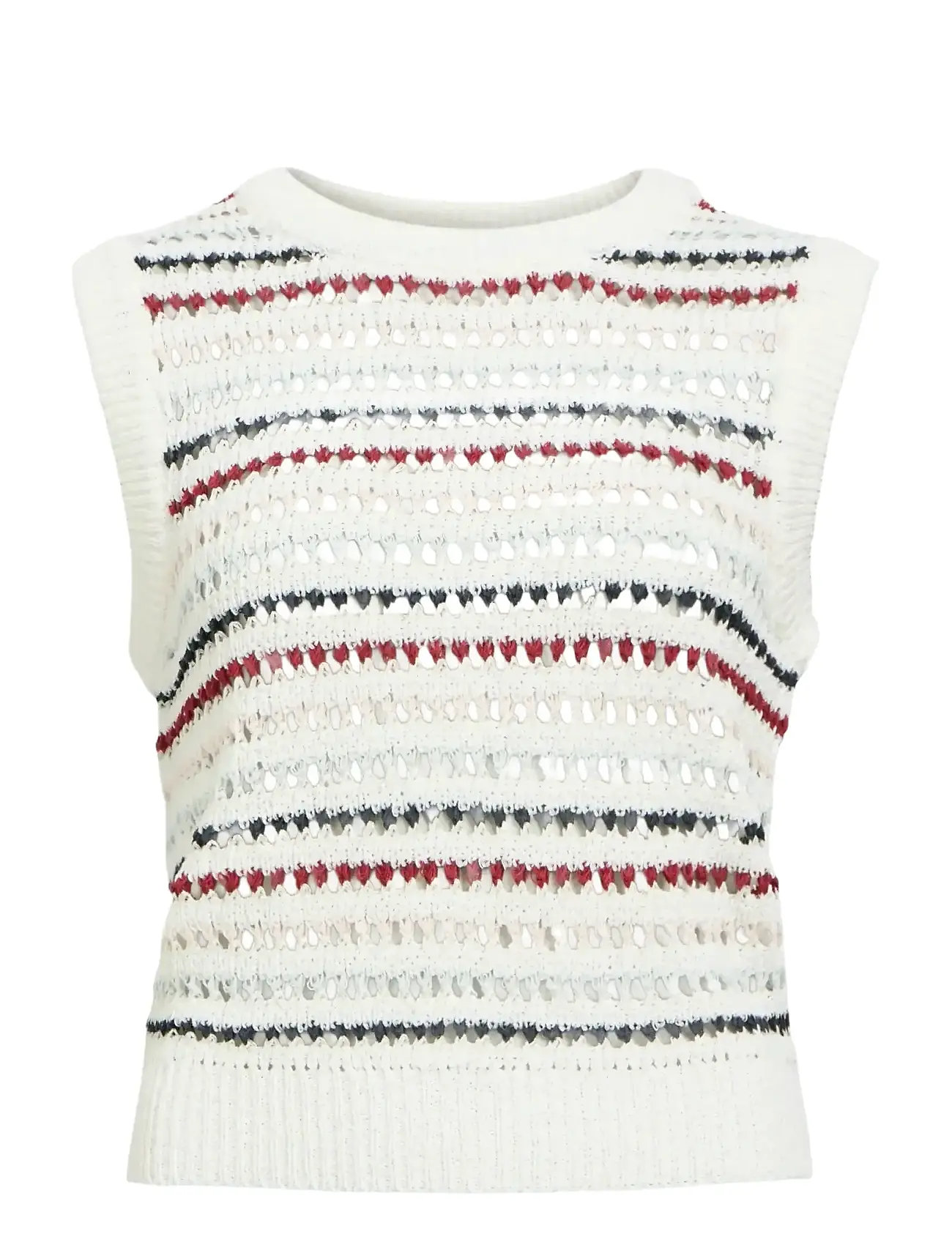 OBJECT Objzelia S/L Re Knit Oberteil 140 Weiß - S - Damen
