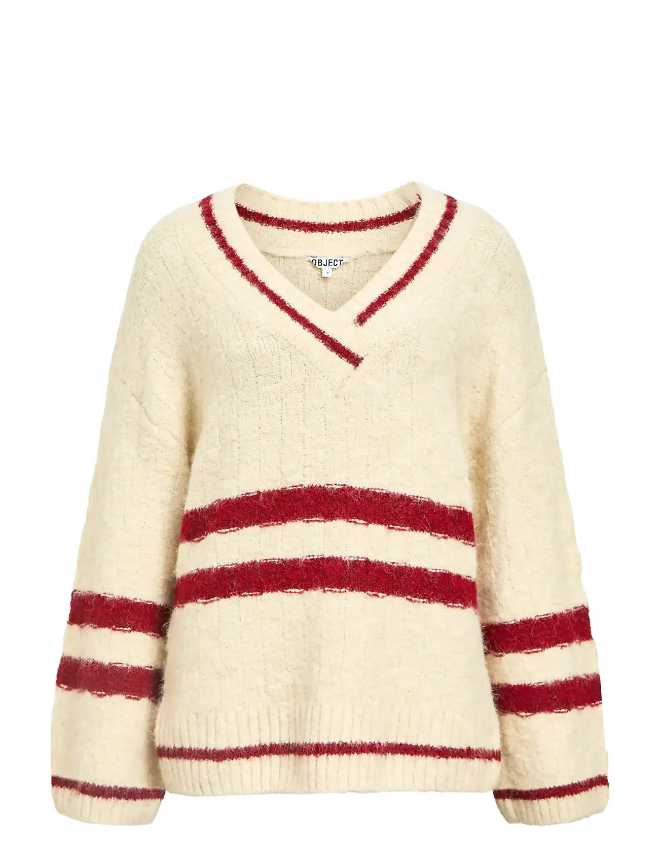 OBJECT Objjuline L/S Lo Knit Pullover 140 Cream - XS - Damen