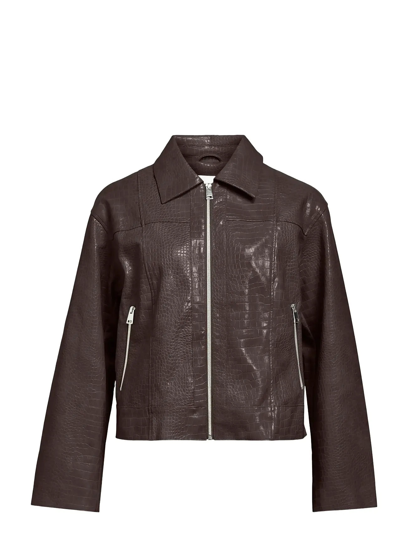 OBJECT Objemia L/S Oz Croc Jacke 140 Braun - 42 - Damen