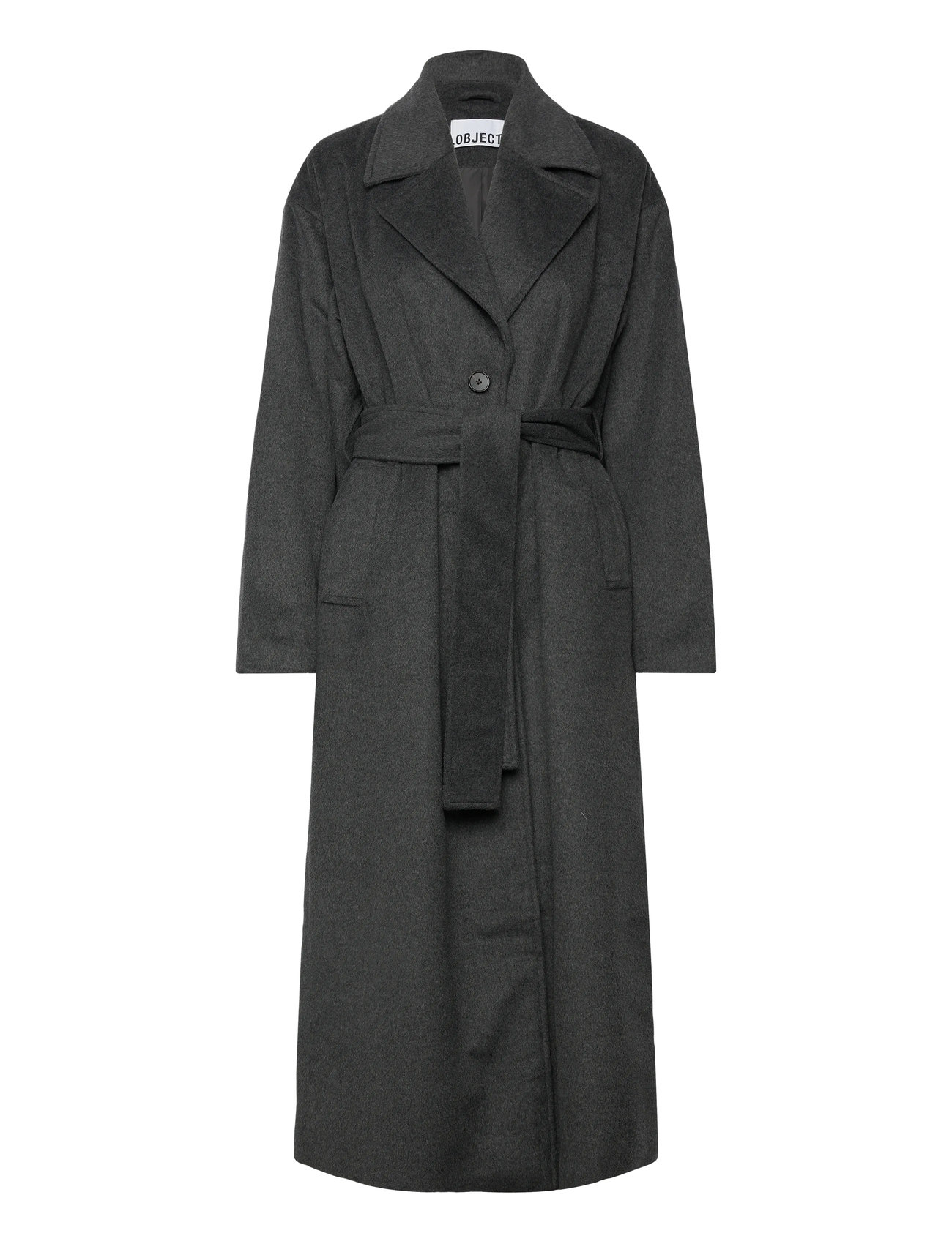 OBJECT Objaubrey L/S Lo Mantel 141 Grau - 44 - Damen