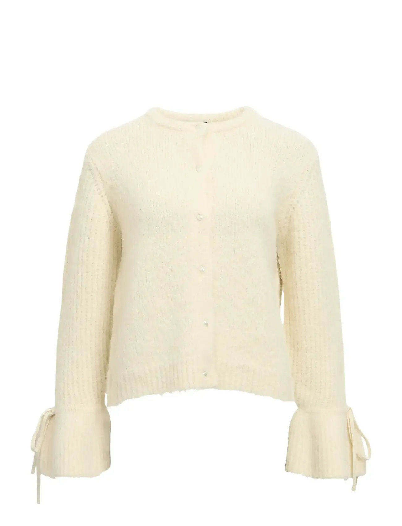 OBJECT Objsalika L/S Re Knit Cardigan 142 Cream - M - Damen