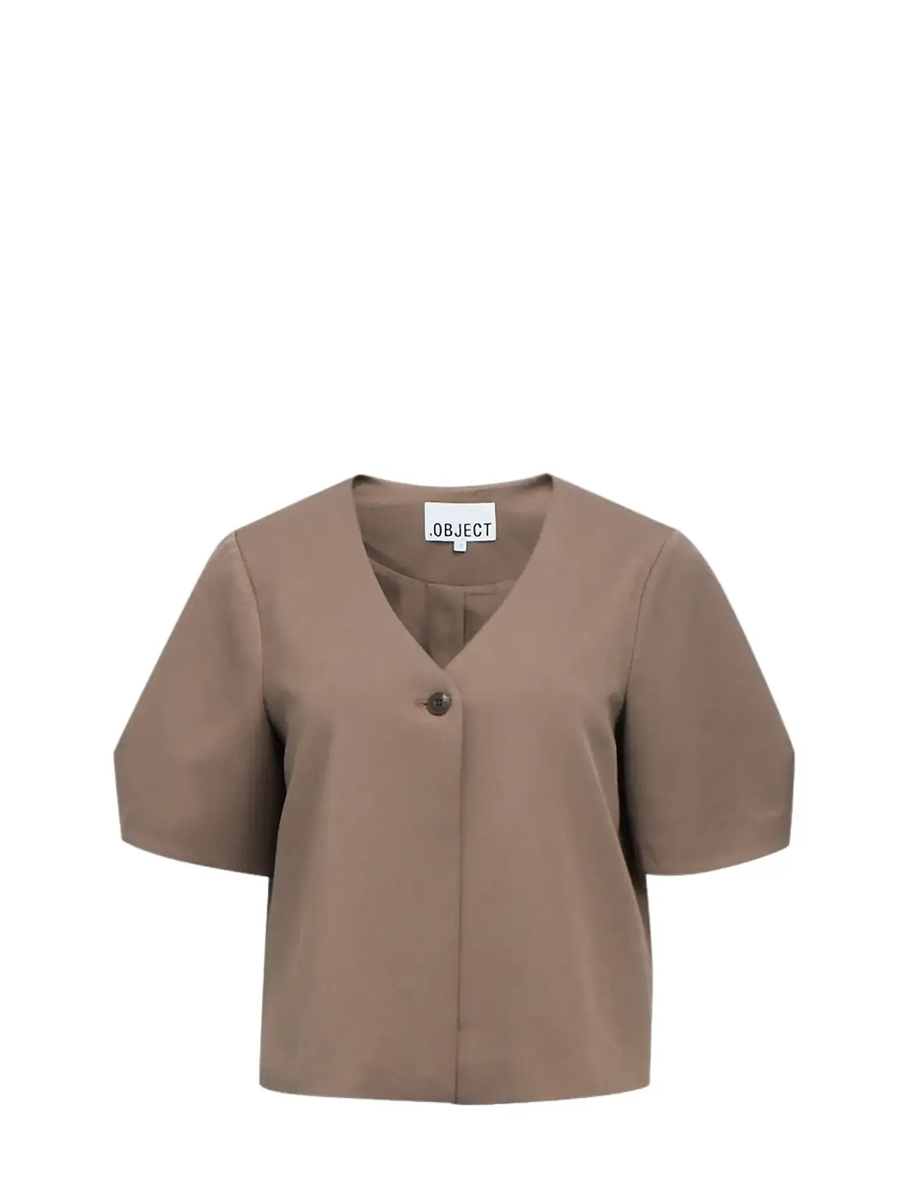 OBJECT Objlisa S/S Re Oberteil Noos Braun - 38 - Damen