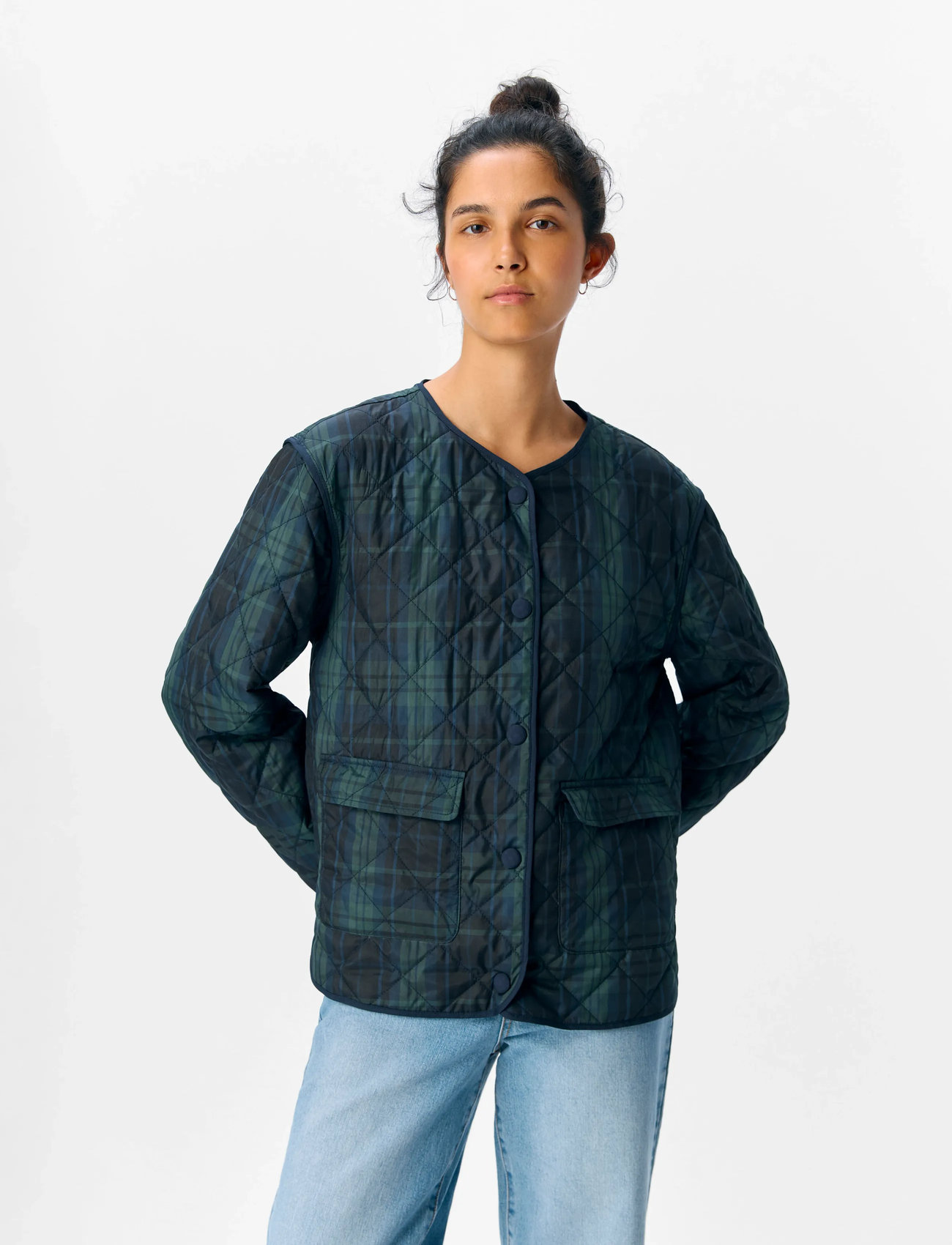 Object Objesta L/S Jacket E Div, 40, Navy, Jakker > Quiltede Jakker, Dame