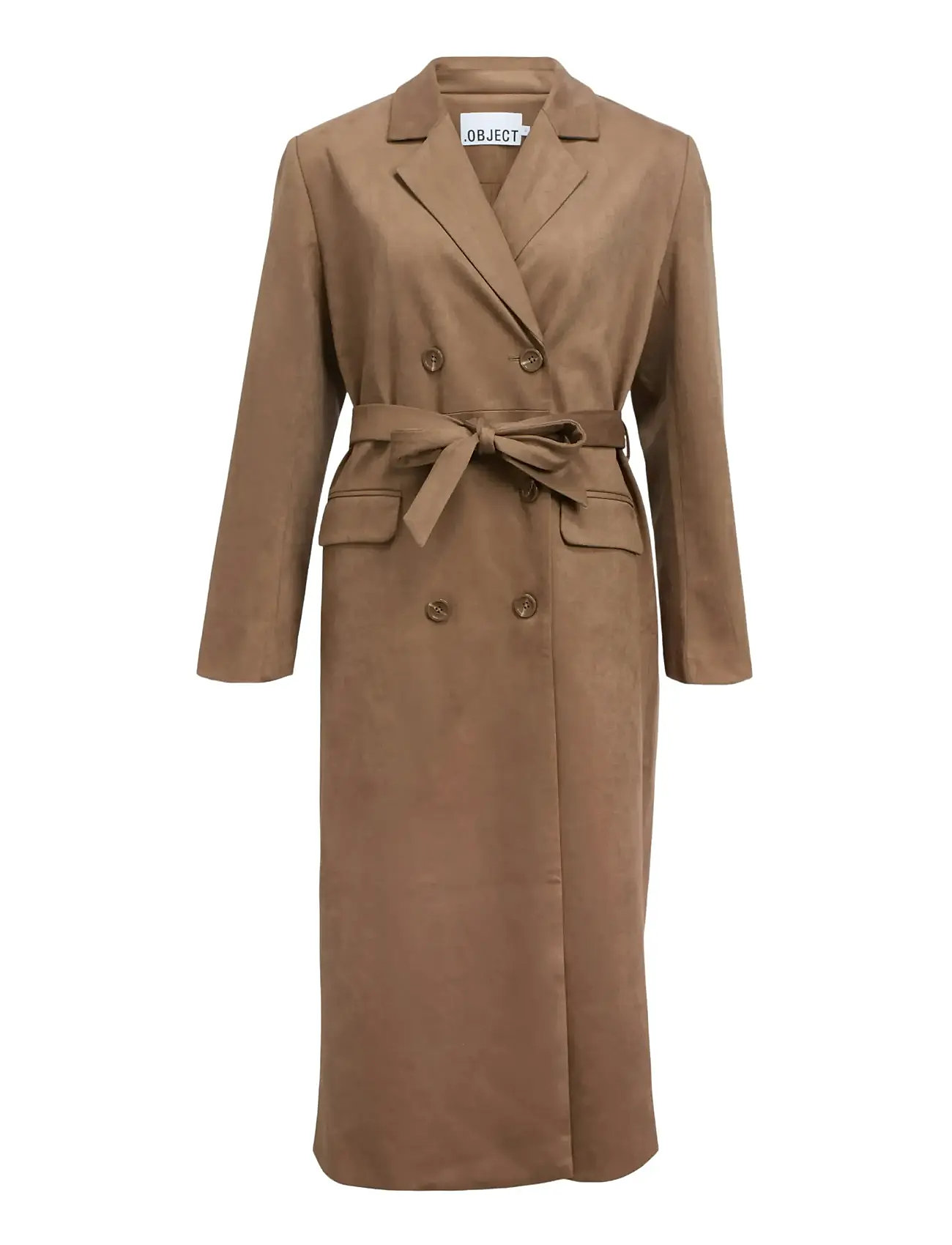 OBJECT Objfenja Lo Long Blazer E Wi 25 Braun - 34 - Damen