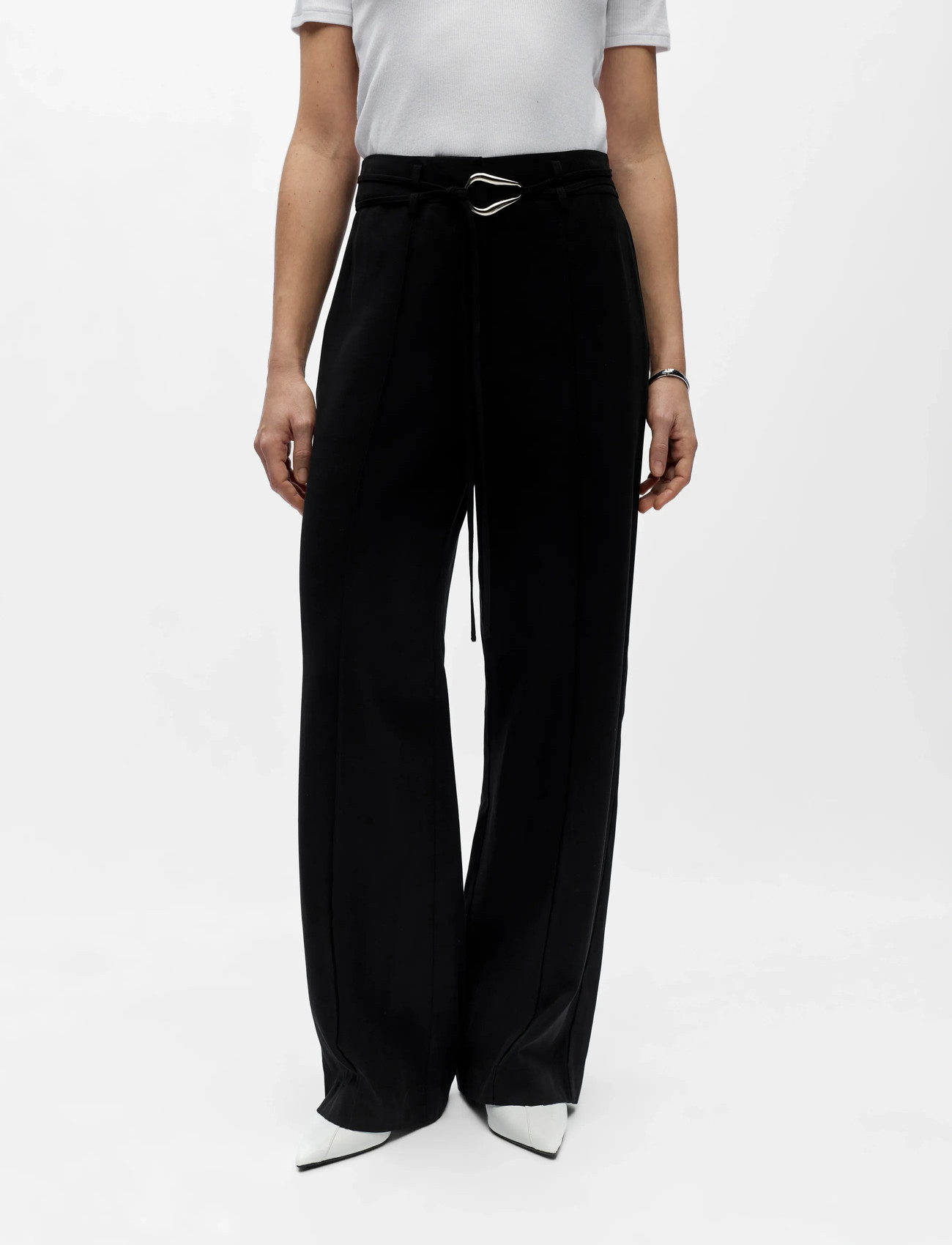 Object Objmabel Mw Lo Pant E Vip 26, 38, Black, Bukser > Jakkesætsbukser, Dame