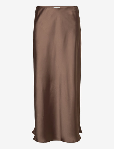 Beige ankle skirt