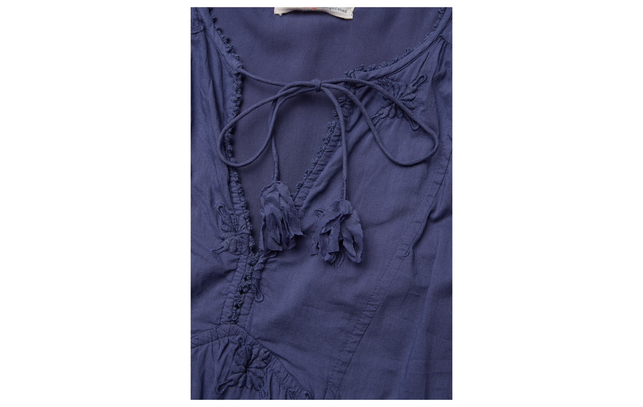 Vintage Dress Molly Blue Coton 100 Sweet Odd Symbolism wIvtt1xq