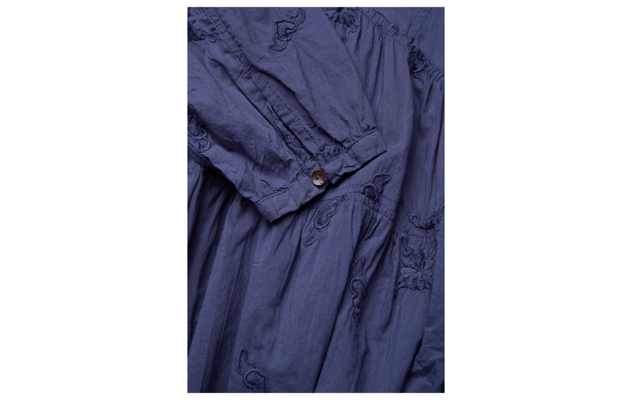 Vintage Dress Molly Blue Coton 100 Sweet Odd Symbolism wIvtt1xq