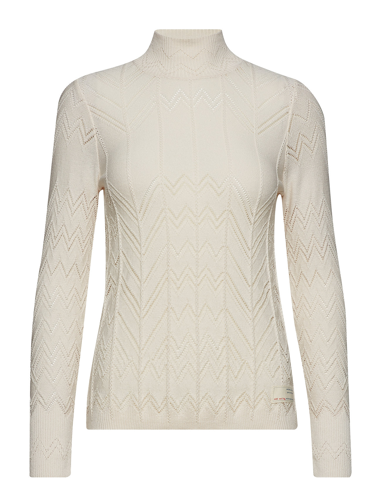 Echo Mountain Turtleneck Gebreide Trui Creme Odd Molly odd molly kopen in de aanbieding