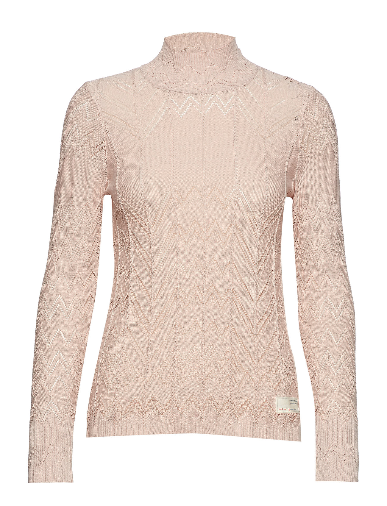 Echo Mountain Turtleneck Gebreide Trui Roze Odd Molly odd molly kopen in de aanbieding Echo Mountain Turtleneck Gebreide Trui Roze Odd Molly odd molly kopen in de aanbieding