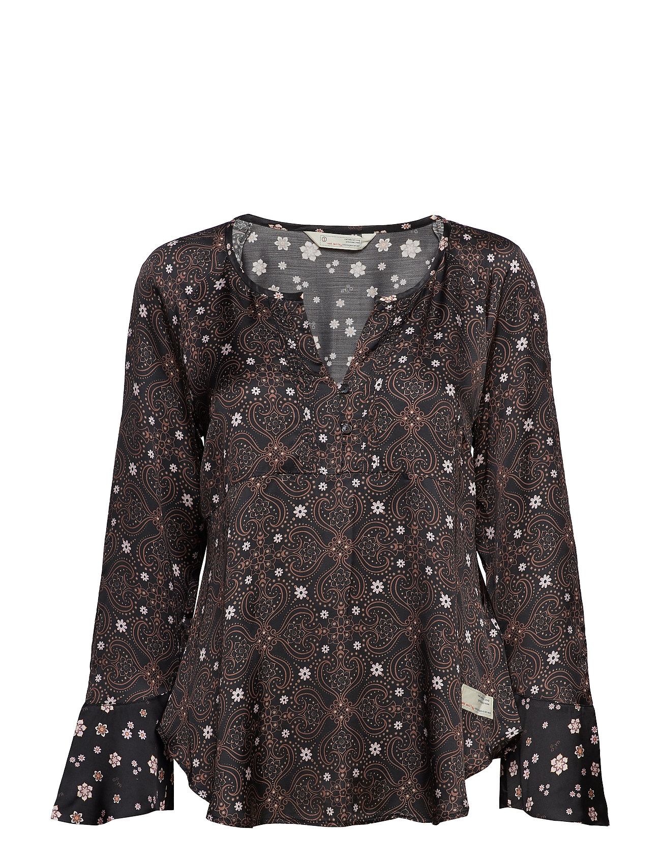 Unsilent Night Blouse Lange Mouwen Zwart Odd Molly odd molly kopen in de aanbieding Unsilent Night Blouse Lange Mouwen Zwart Odd Molly odd molly kopen in de aanbieding