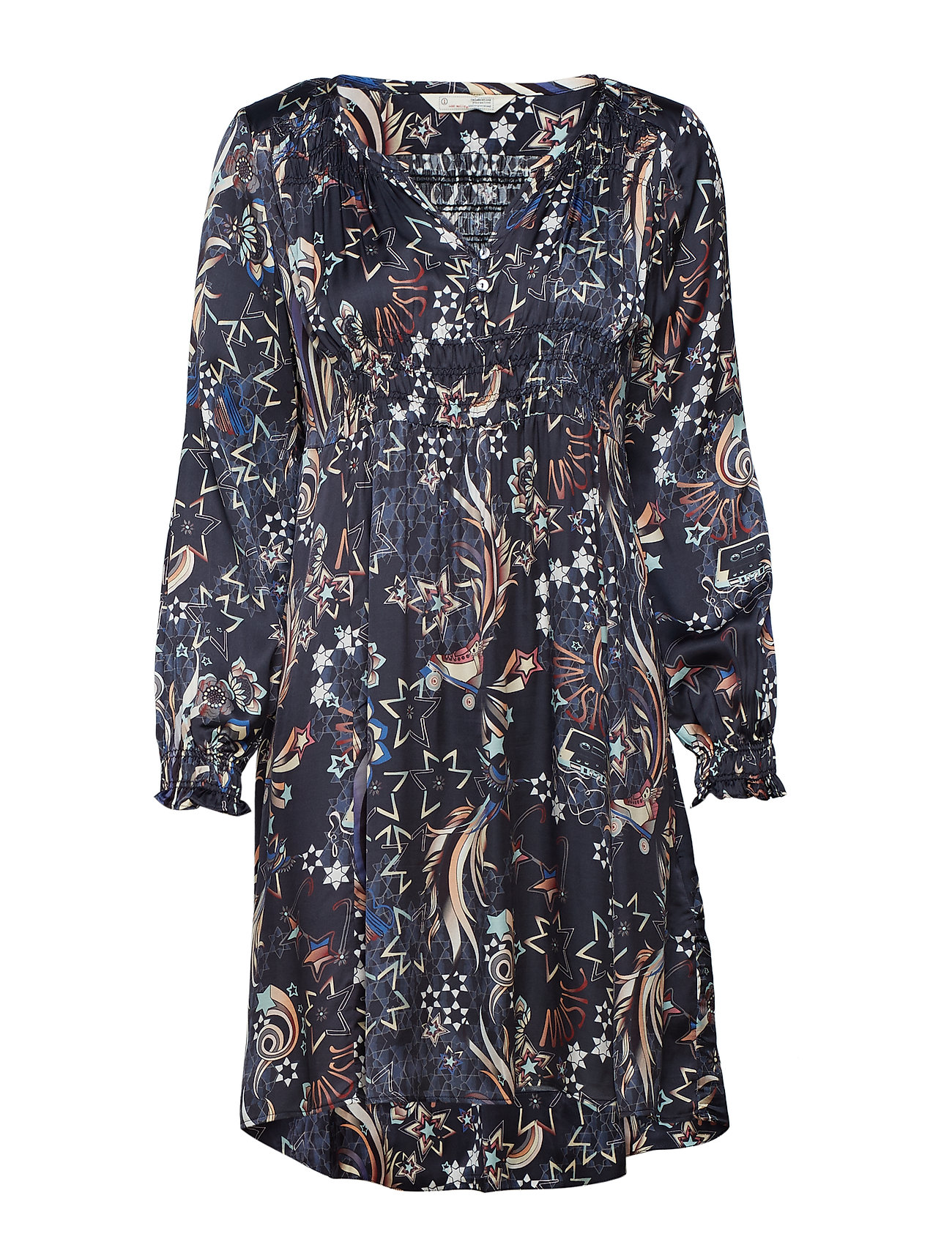 Neon Garden Dress Korte Jurk Blauw Odd Molly odd molly kopen in de aanbieding