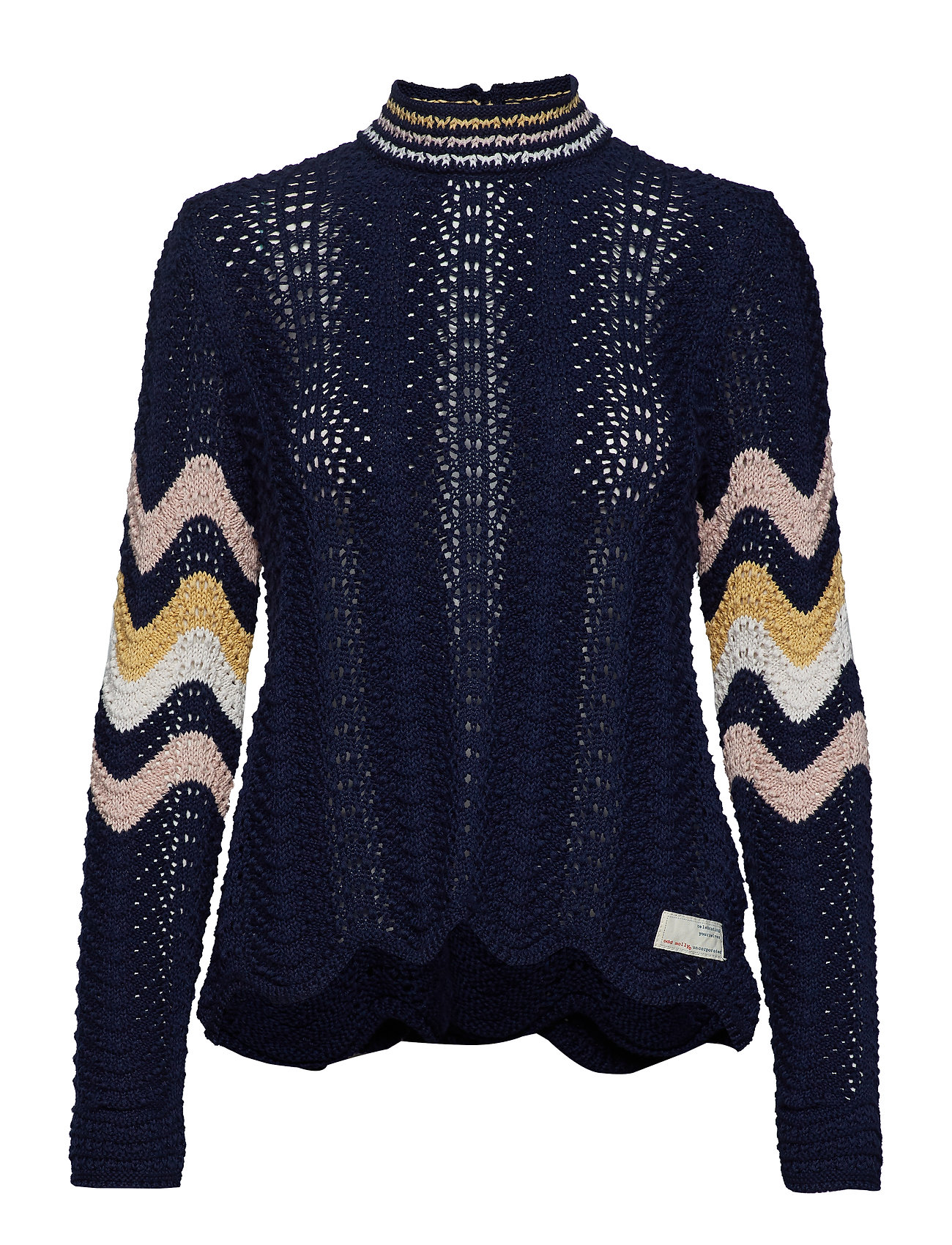 Soul Stripes Sweater Gebreide Trui Blauw Odd Molly odd molly kopen in de aanbieding