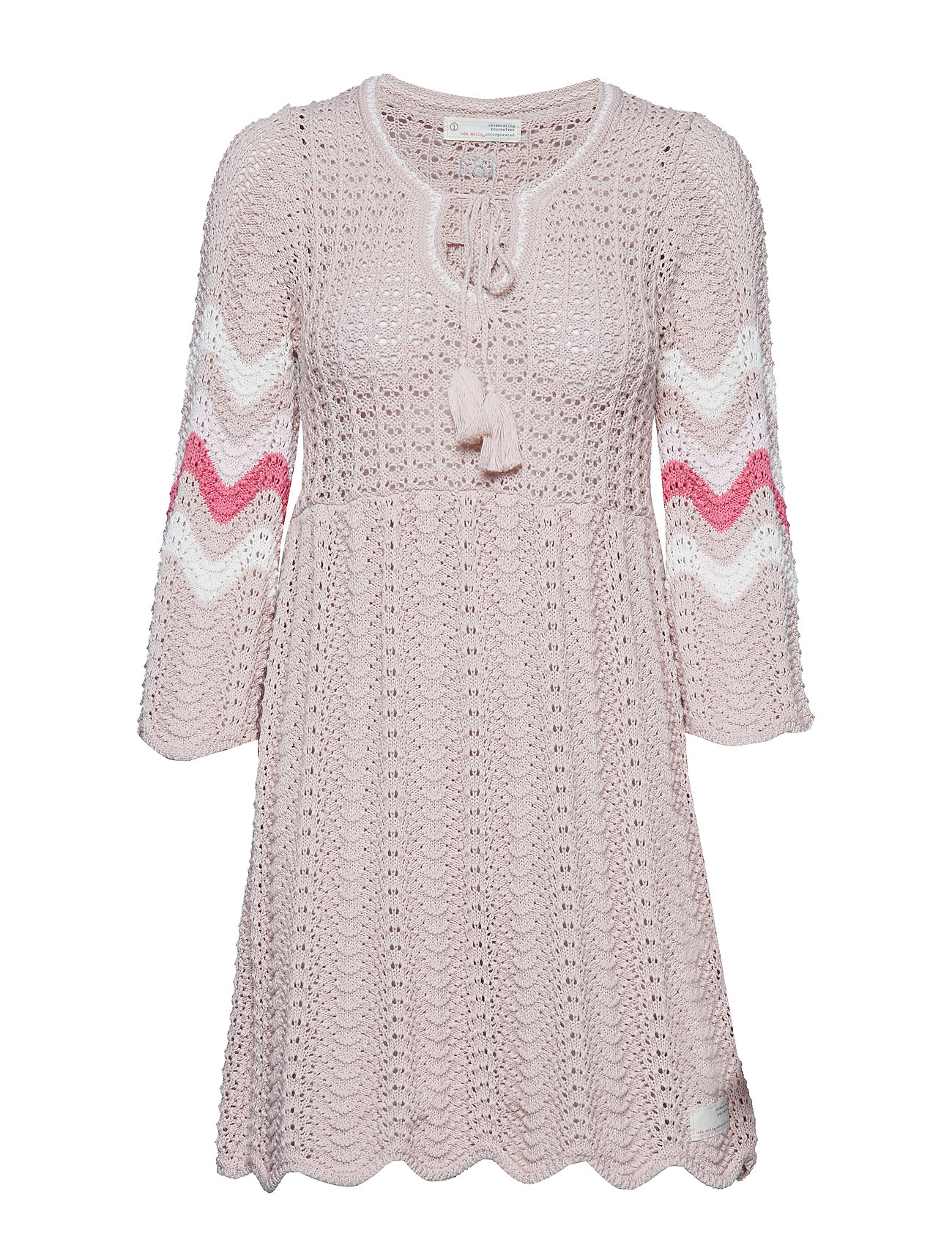Soul Stripes Dress Korte Jurk Roze Odd Molly odd molly kopen in de aanbieding