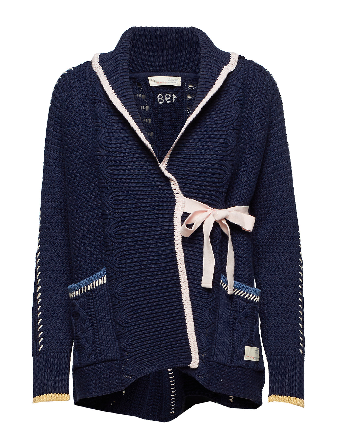 Sweet Distorsion Long Cardigan Gebreide Trui Blauw Odd Molly odd molly kopen in de aanbieding