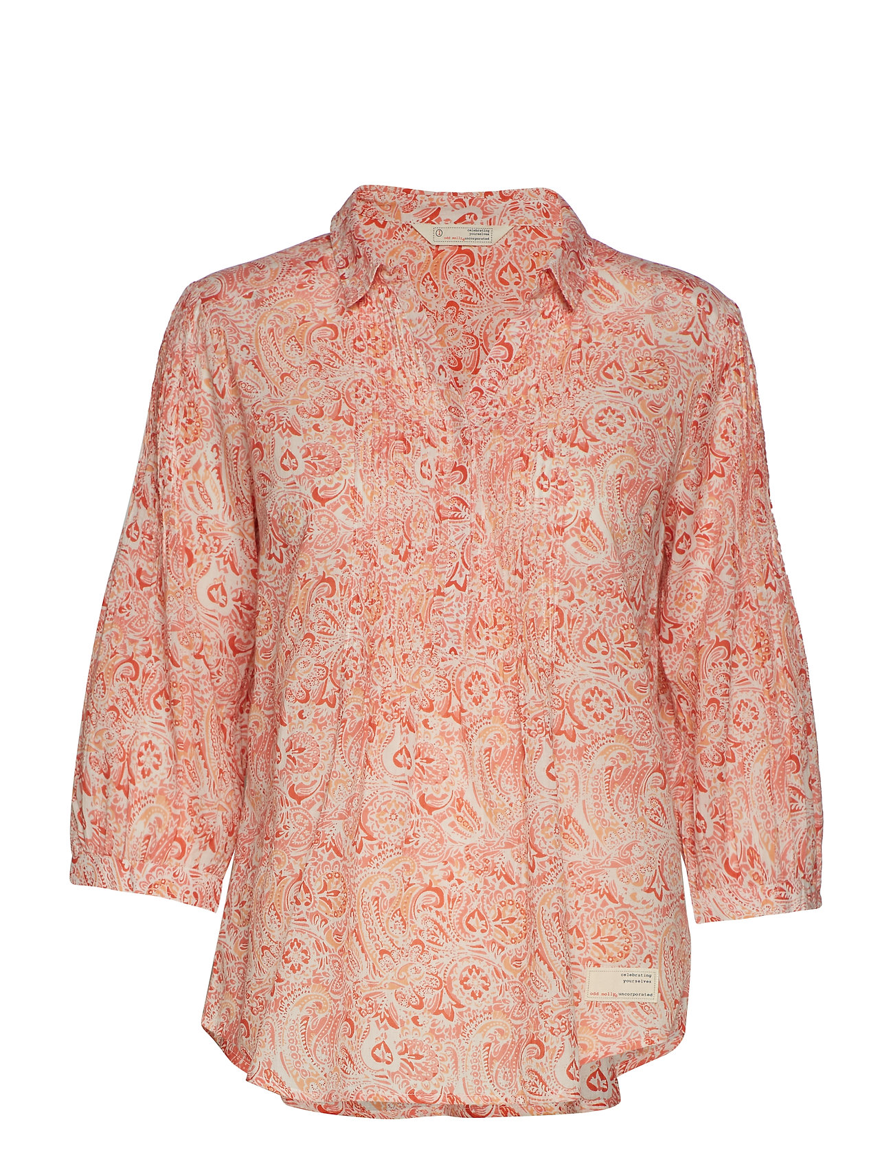 Flowering Spirit Shirt Blouse Lange Mouwen Roze Odd Molly odd molly kopen in de aanbieding