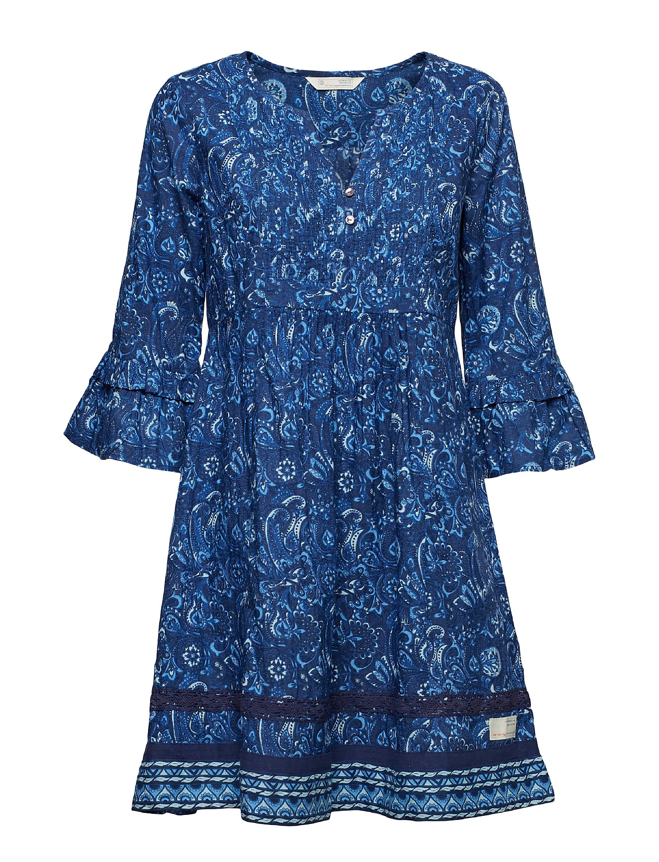 Flowering Spirit Dress Korte Jurk Blauw Odd Molly odd molly kopen in de aanbieding