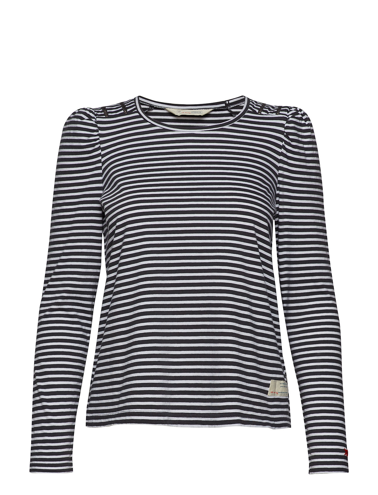 Miss Stripes Top T Shirts Tops Long Sleeved Zwart Odd Molly odd molly kopen in de aanbieding