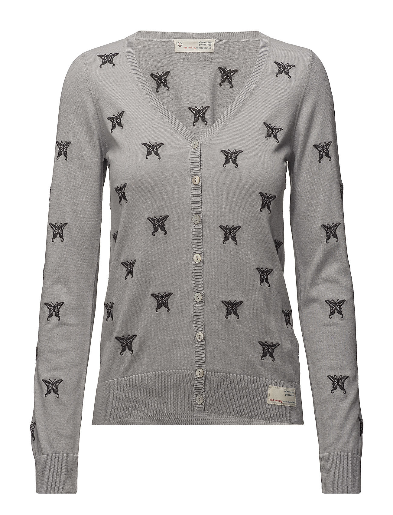 Happyness Cardigan Gebreide Trui Grijs Odd Molly odd molly kopen in de aanbieding