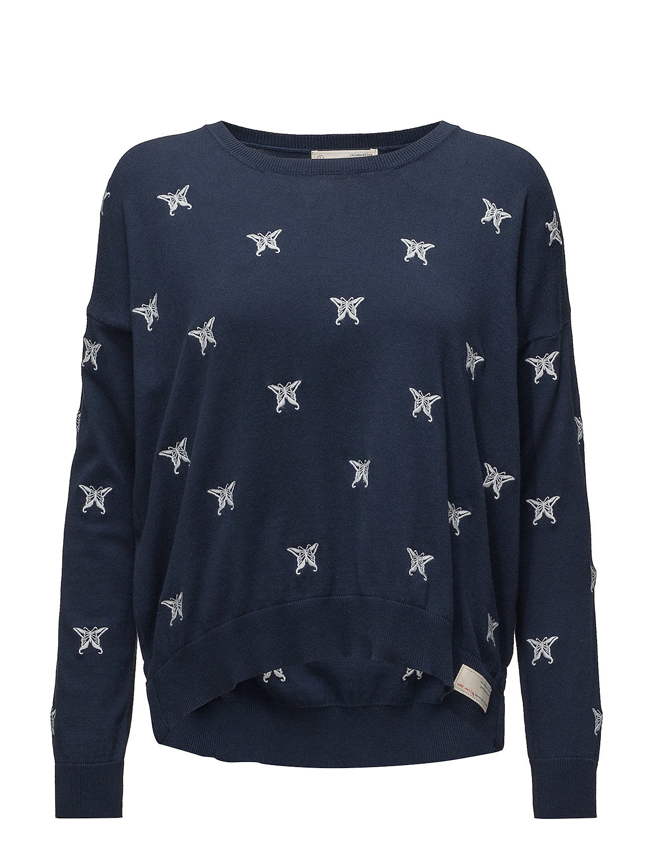 Happyness Sweater Trui Met Lange Mouwen Blauw Odd Molly odd molly kopen in de aanbieding